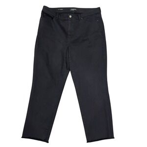 Talbots Flawless‎ Five-Pocket Slim Straight Petite Pants 14P Black Cotton